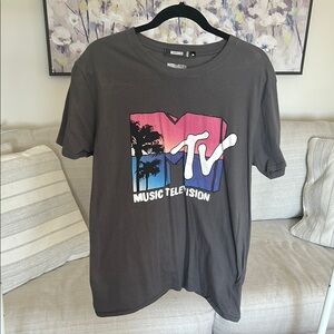 MTV Graphic T-Shirt in Gray